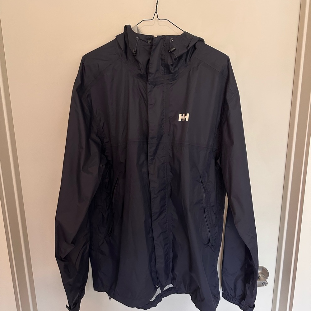 Helly Hansen Navy Rain Jacket - image 1
